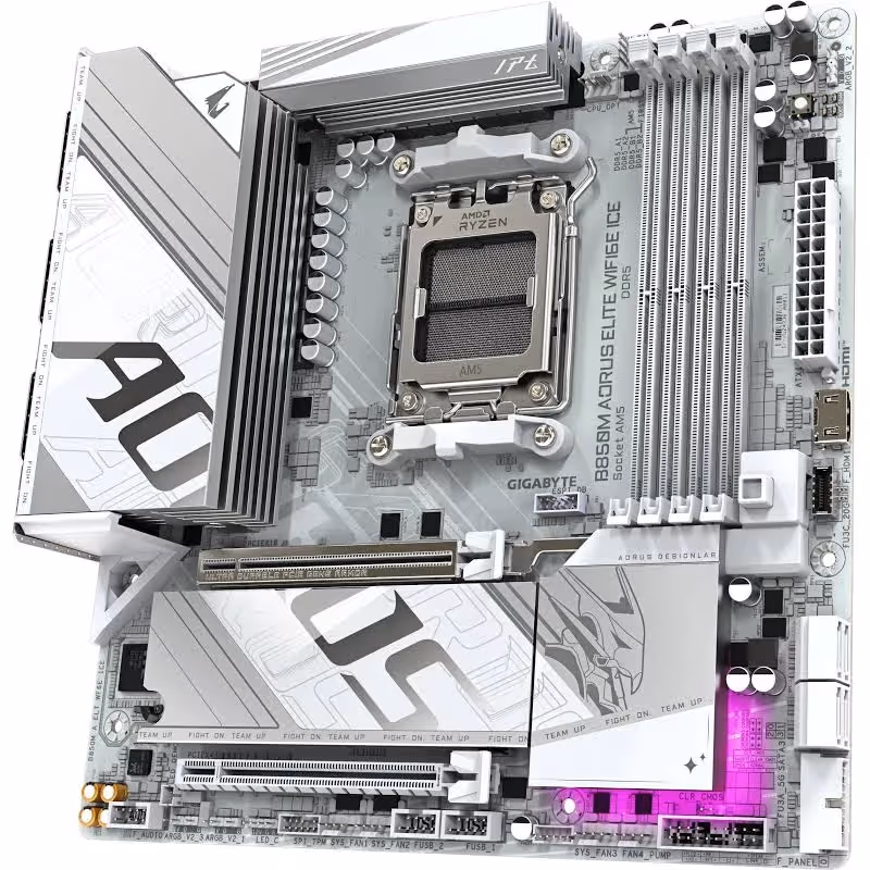 GIGABYTE B850M A ELT WF6E ICE image 4