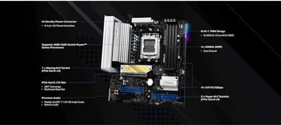 asrock B850M Pro RS WiFi image 4