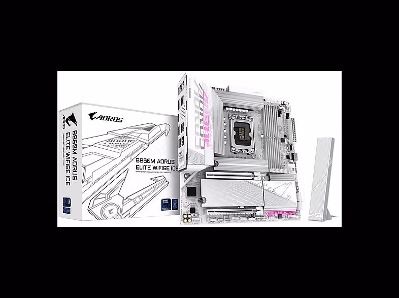 GIGABYTE B860M A ELT WF6E ICE image 1