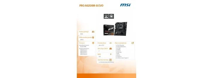 MSI PRO A620AM-B EVO image 5