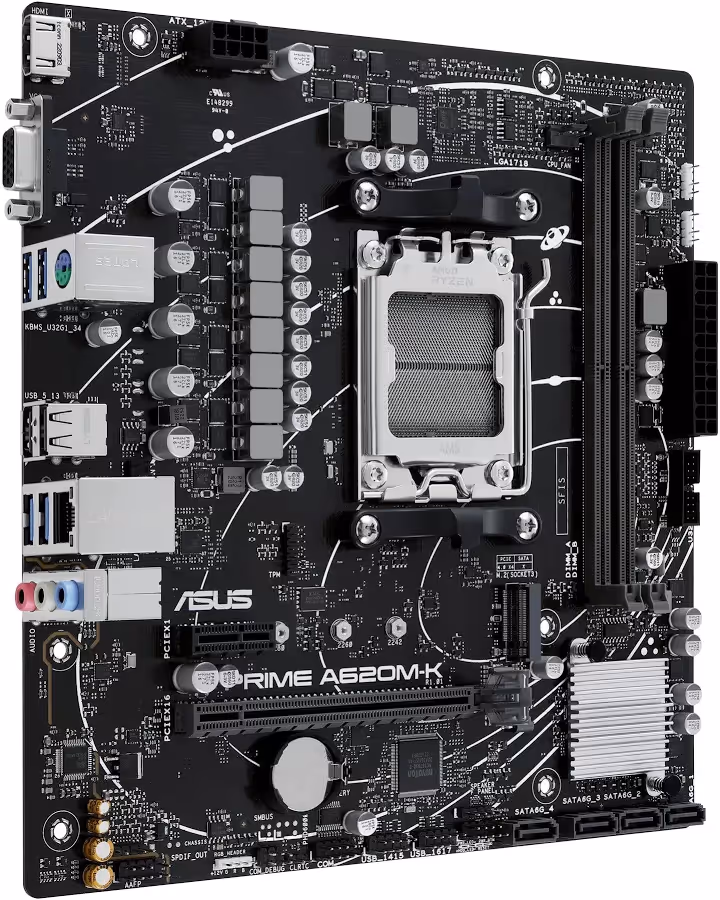 ASUS PRIME A620M-K AMD A620 image 3