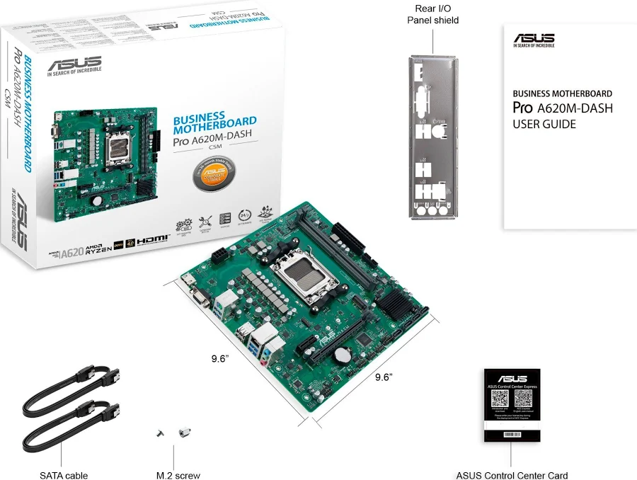 ASUS PRO A620M-DASH-CSM image 3