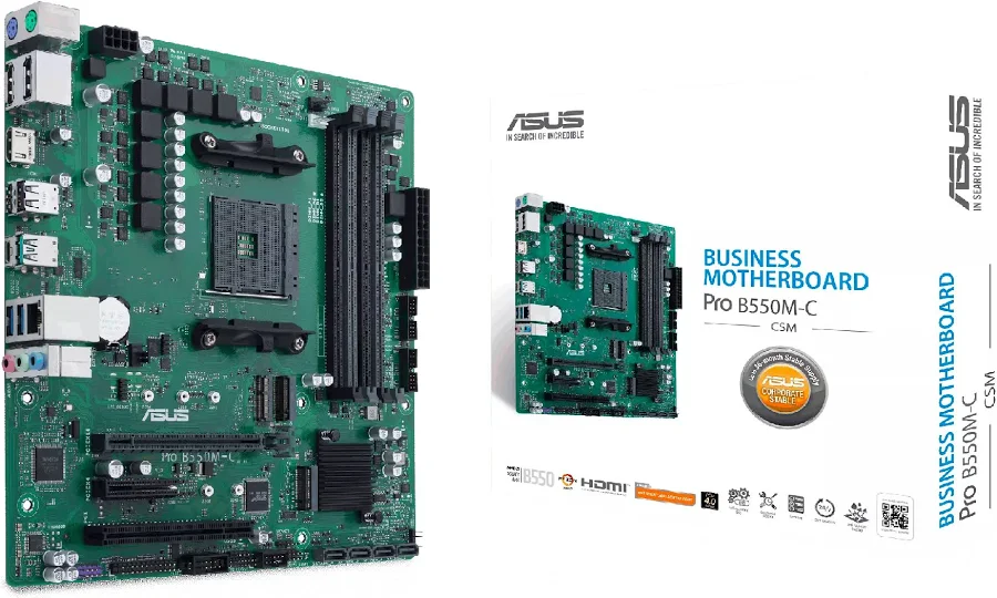 ASUS PRO B550M-C/CSM image 1