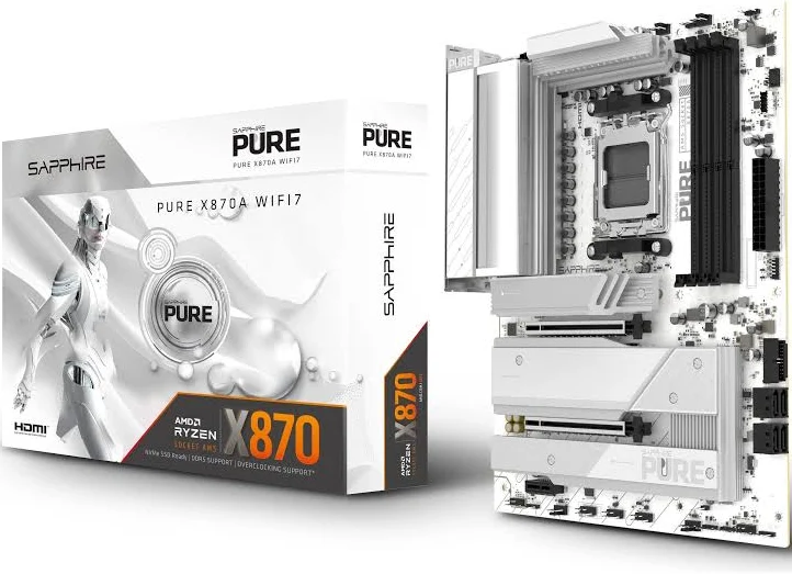 sapphire PURE X870A WIFI 7 