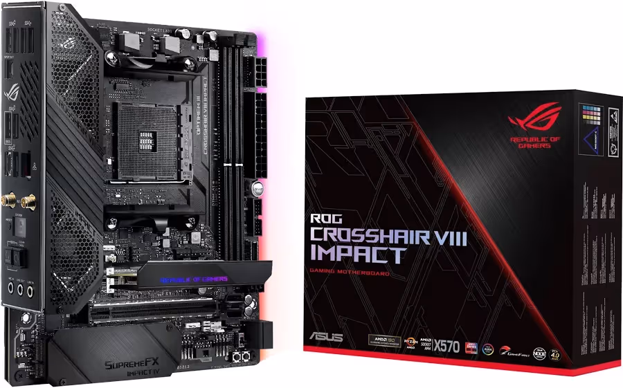 ASUS ROG Crosshair VIII Impact AMD X570 image 2