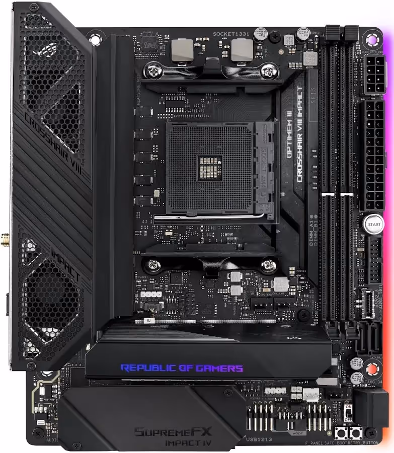 ASUS ROG Crosshair VIII Impact AMD X570 image 3