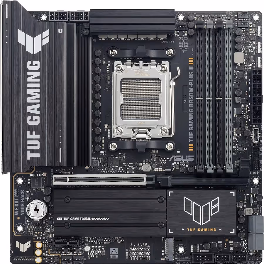 ASUS TUF GAMING B850M-PLUS II AMD B850 ATX image 1