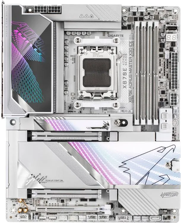 GIGABYTE X870E AORUS MASTER X3D ICE image 3