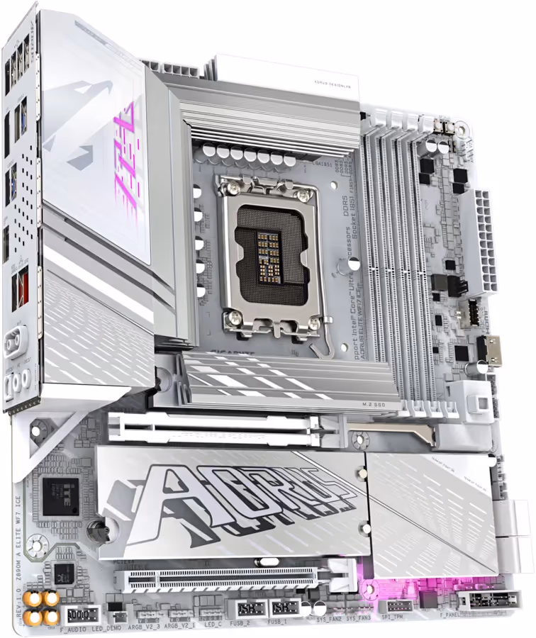 GIGABYTE Z890M AORUS ELITE WF7 ICE image 3