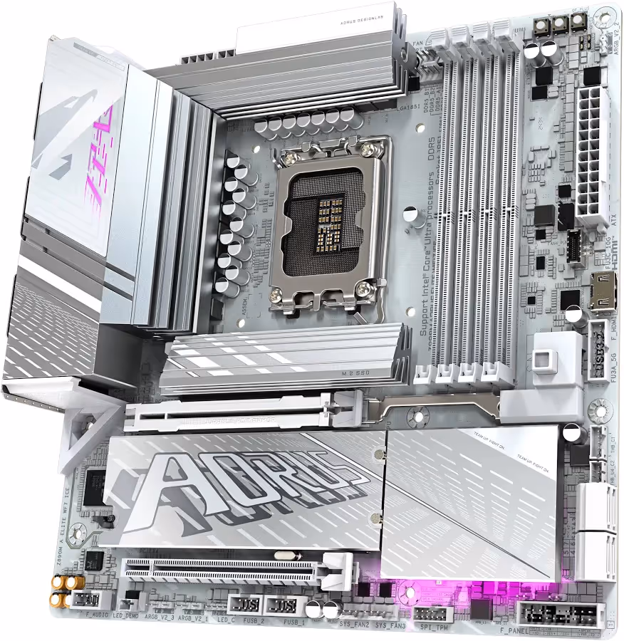 GIGABYTE Z890M AORUS ELITE WF7 ICE image 5