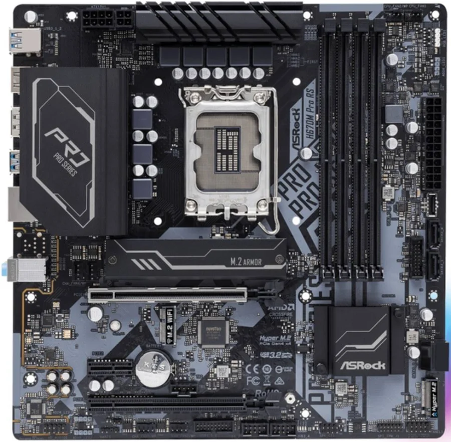 ASRock H670M Pro RS image 2