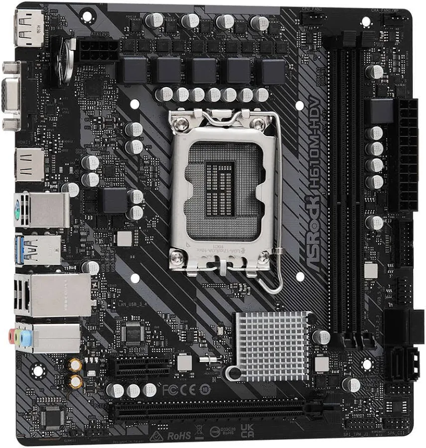 ASRock H610M-HDV image 2