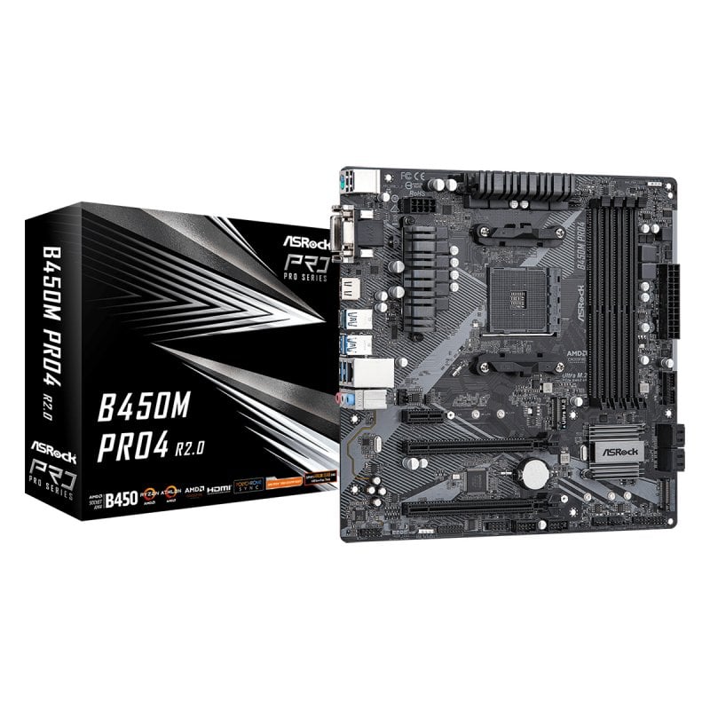ASRock B450M Pro4 R20 