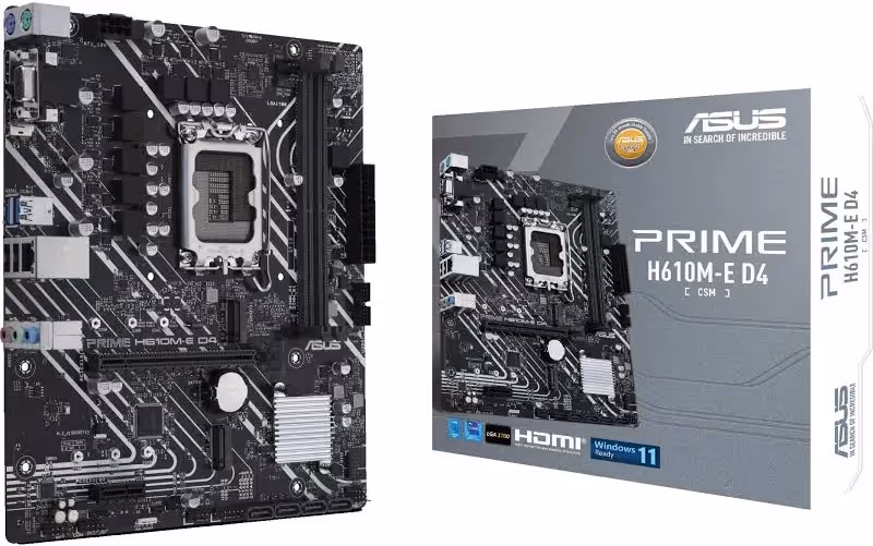 ASUS Prime H610M-E D4-CSM image 4