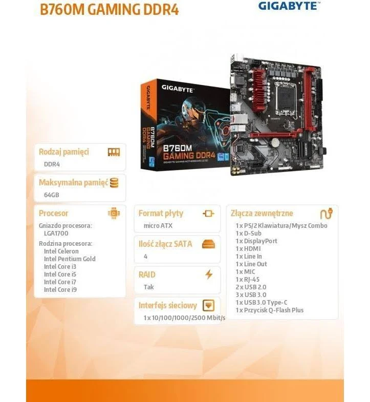 GIGABYTE B760M GAMING image 4