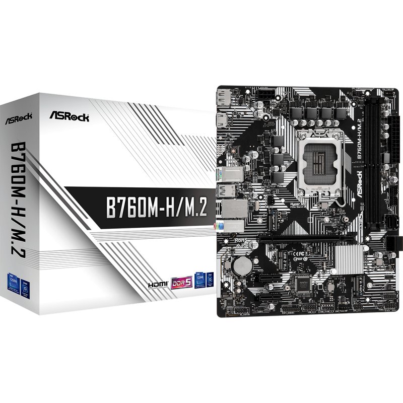 ASRock B760M-H/ Intel B760 micro ATX 