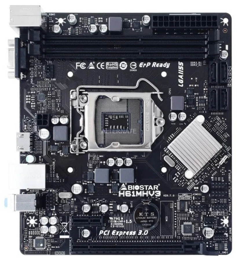 Biostar H61MHV3 image 2