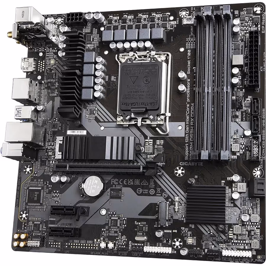 GIGABYTE B760M DS3H AX Intel B760 LGA1700 Micro-ATX WiFi 6E image 2