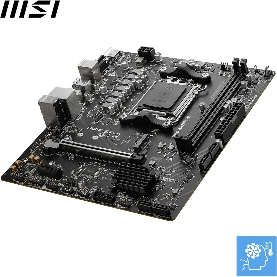 MSI PRO A620M-E AMD A620 Emplacement mini ATX image 4