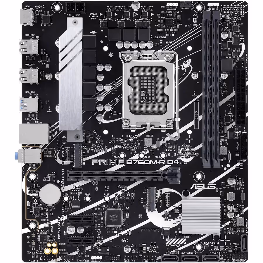 ASUS PRIME B760M-R D4 image 1