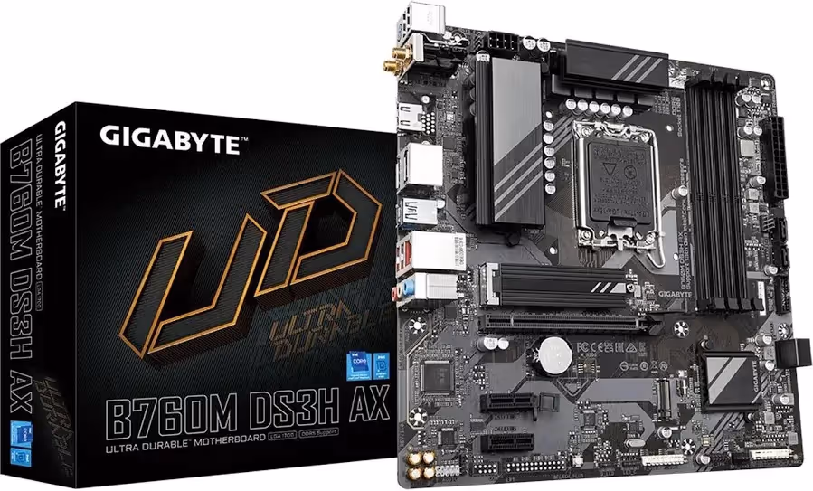 GIGABYTE B760M DS3H AX Intel B760 Express micro ATX image 2