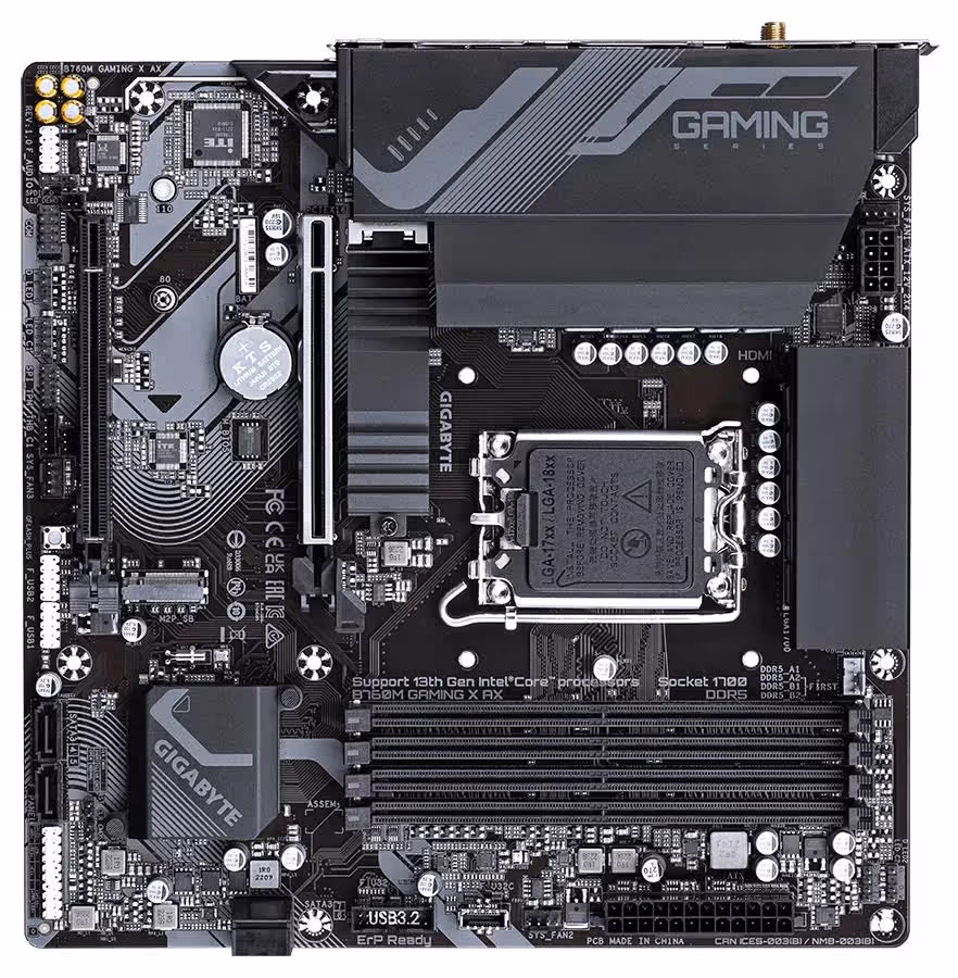 GIGABYTE B760M Gaming X AX Intel B760 Express micro ATX image 4