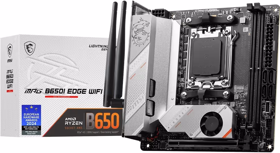 MSI MPG B650I EDGE WIFI AMD B650 Mini-ITX WiFi 6E40 image 2