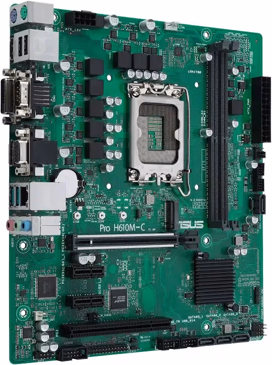ASUS Pro H610M-C-CSM Intel H610 micro ATX image 2