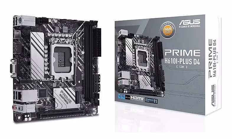ASUS PRIME H610I-PLUS D4-CSM Intel H610 mini-ITX image 1