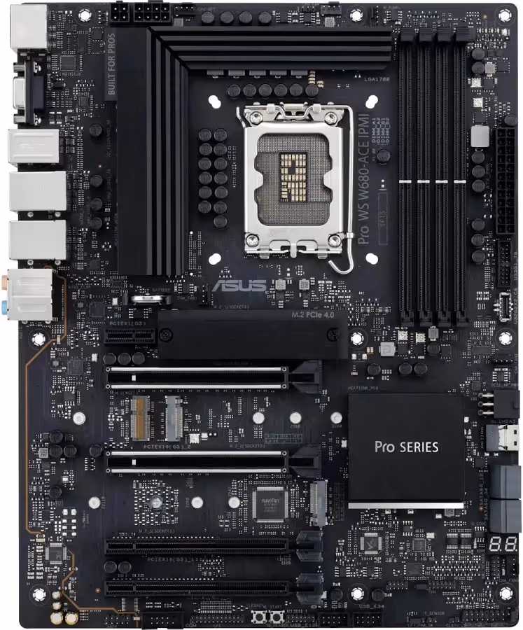 ASUS PRO WS W680-ACE IPMI Intel W680 ATX image 1