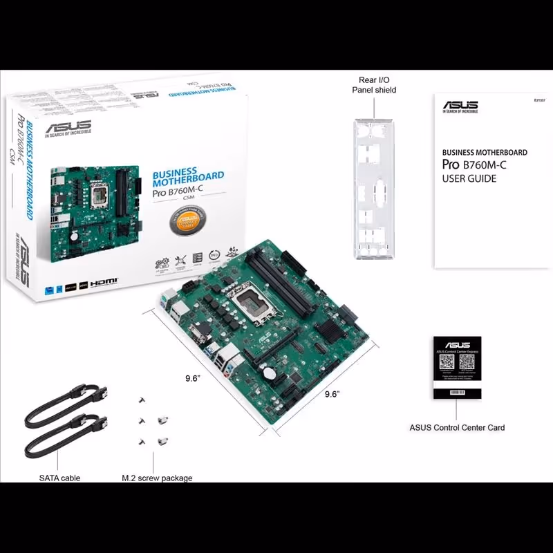 ASUS PRO B760M-C-CSM Intel B760 micro ATX image 5