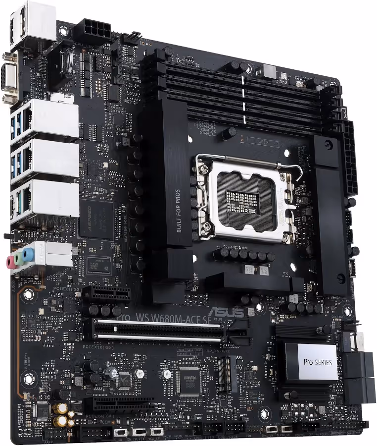 ASUS PRO WS W680M-ACE SE Intel W680 micro ATX image 2