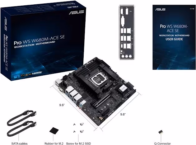 ASUS PRO WS W680M-ACE SE Intel W680 micro ATX image 3