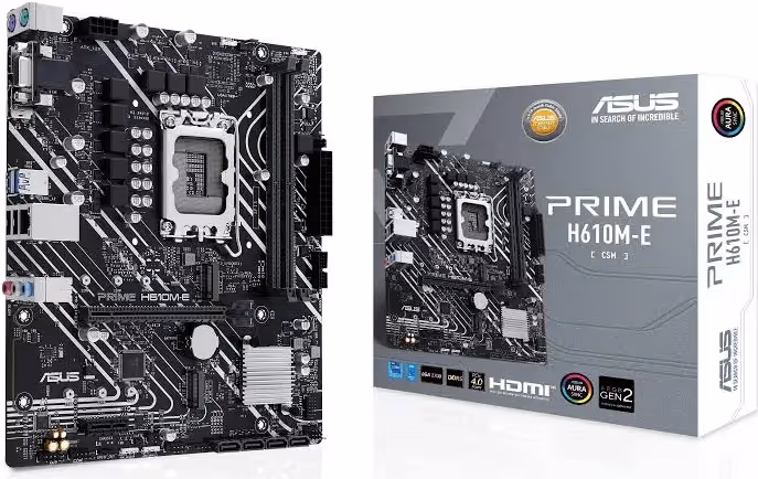 ASUS PRIME H610M-E-CSM Intel H610 micro ATX image 2