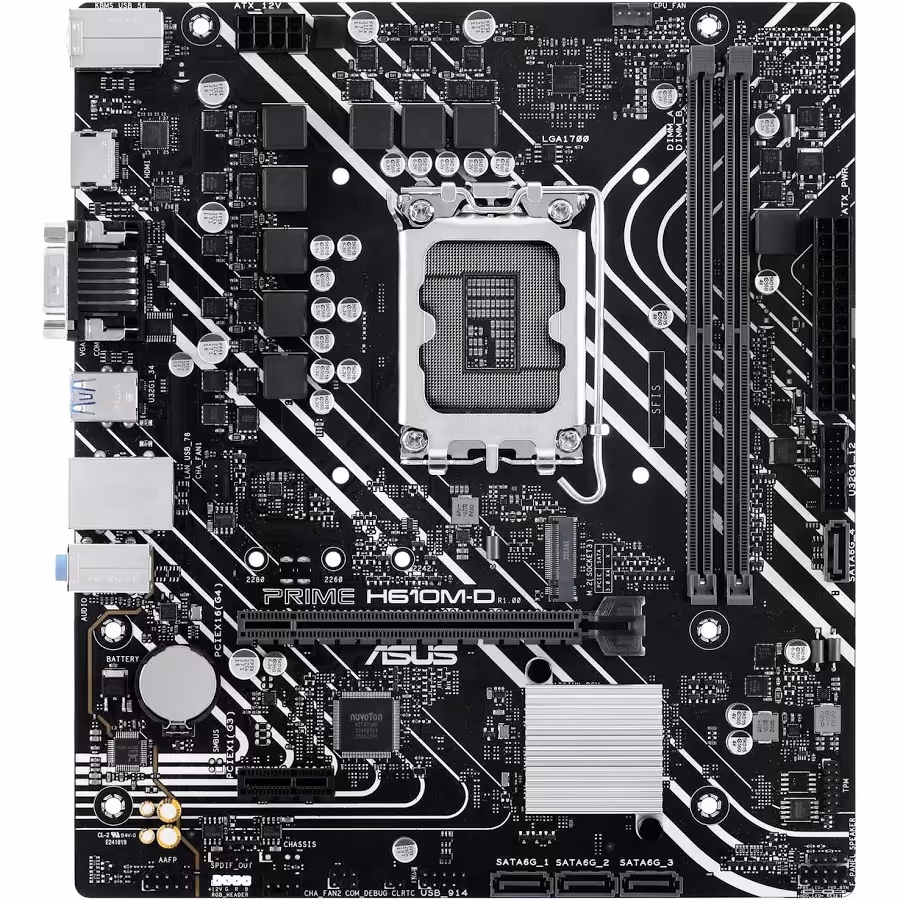ASUS PRIME H610M-D Intel H610 micro ATX image 1