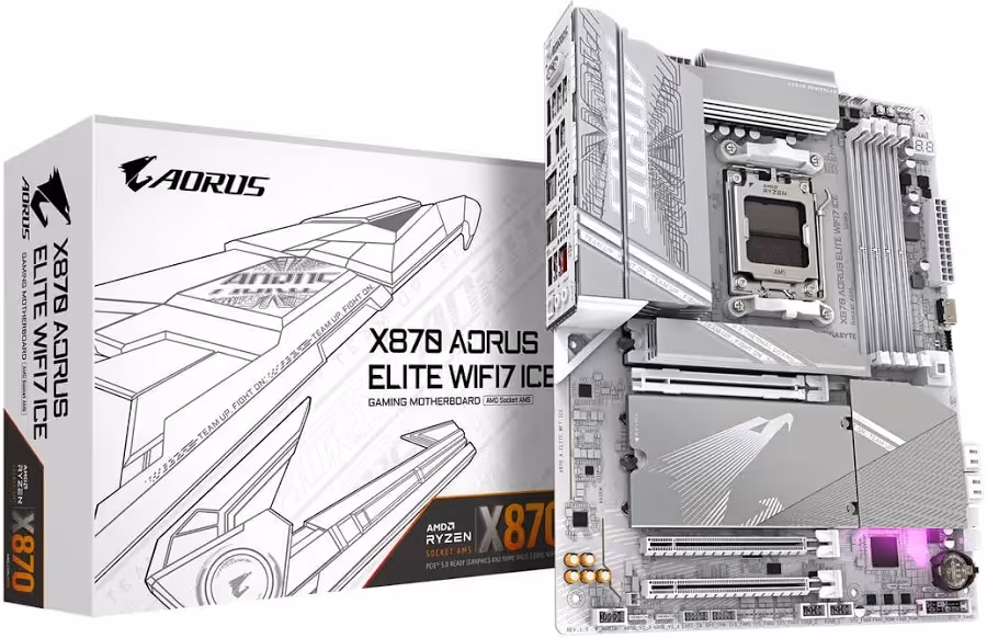 GIGABYTE X870 A ELITE WIF7 ICE image 1