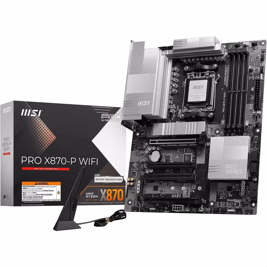 MSI PRO X870-P WIFI X870 ATX WiFi 7 5GbE image 1