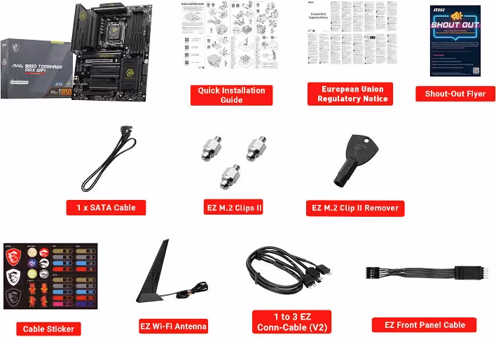 MSI MAG B850 TOMAHAWK MAX WIFI B850ATX WiFi 7 5GbE image 4