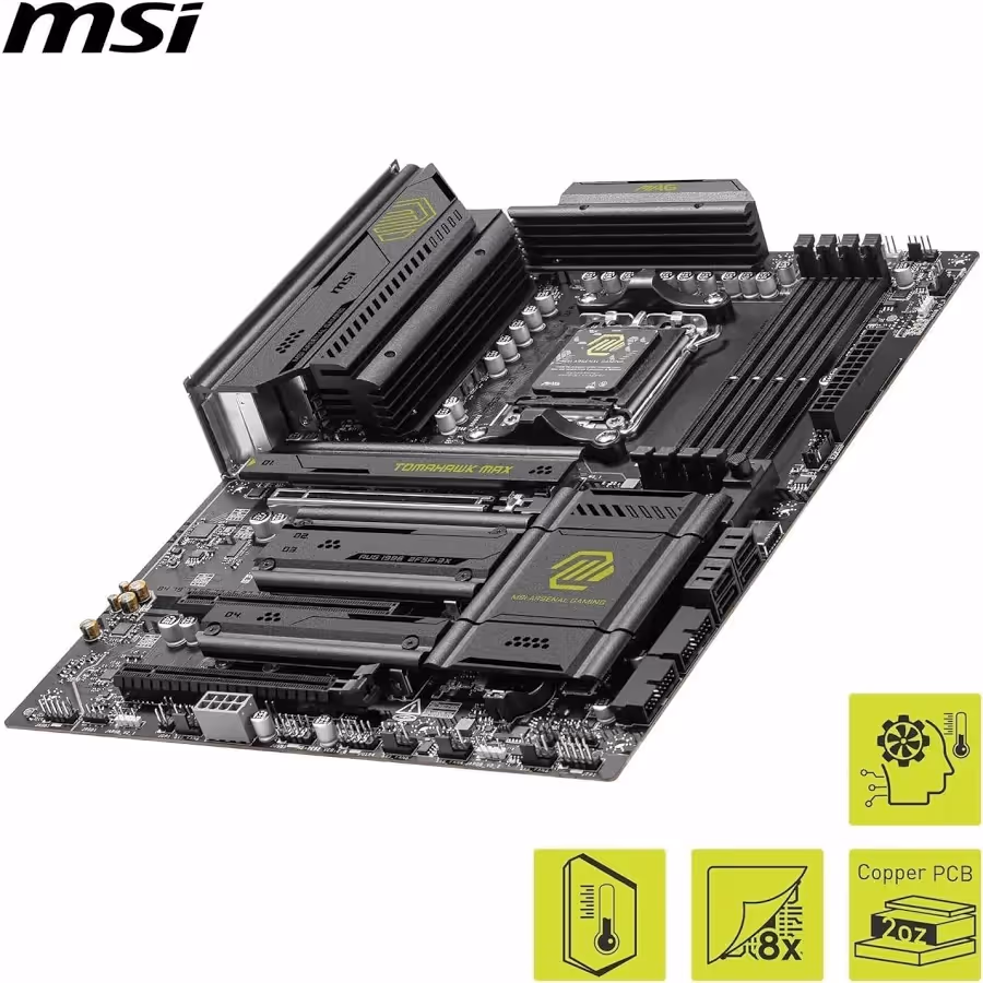 MSI MAG B850 TOMAHAWK MAX WIFI B850ATX WiFi 7 5GbE image 3