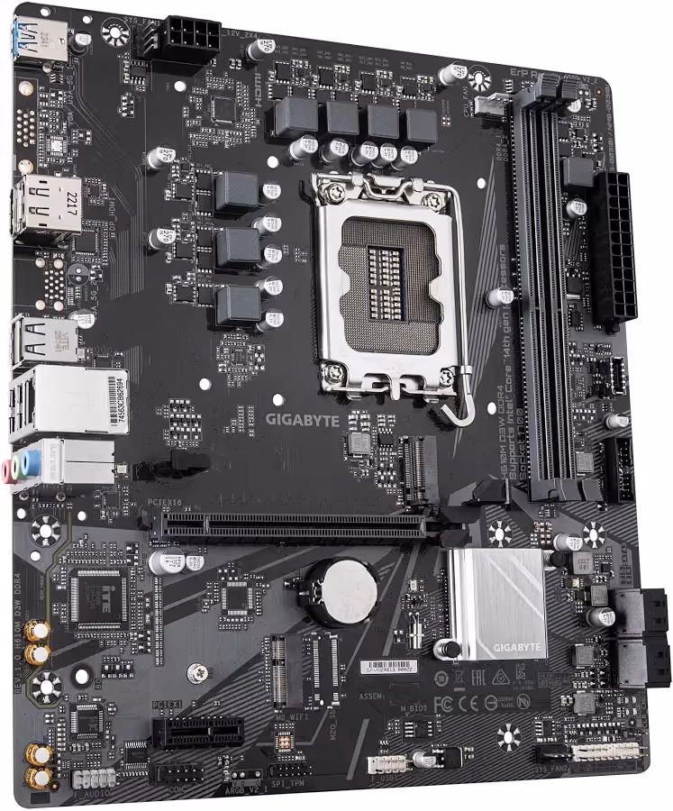 GIGABYTE H610M D3WIntel H610 micro ATX image 2