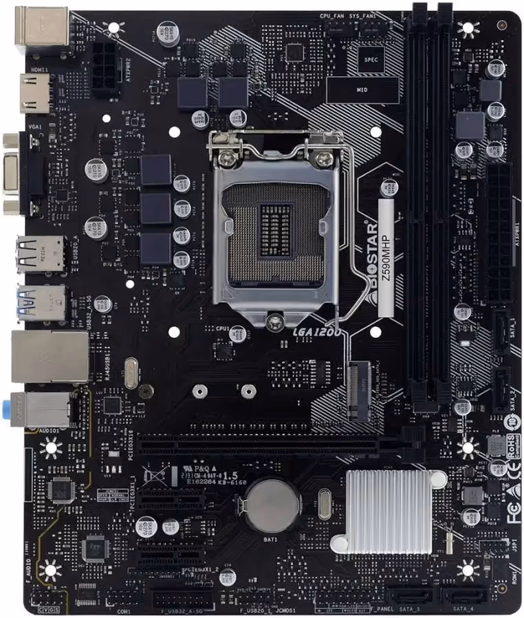Biostar Z590 mhp image 2