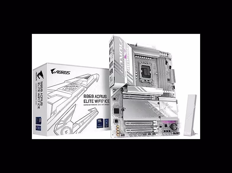 GIGABYTE B860 AORUS ELITE WIFI7 ICE B860 LGA 1851ATX Wi-Fi 7 256GB image 1