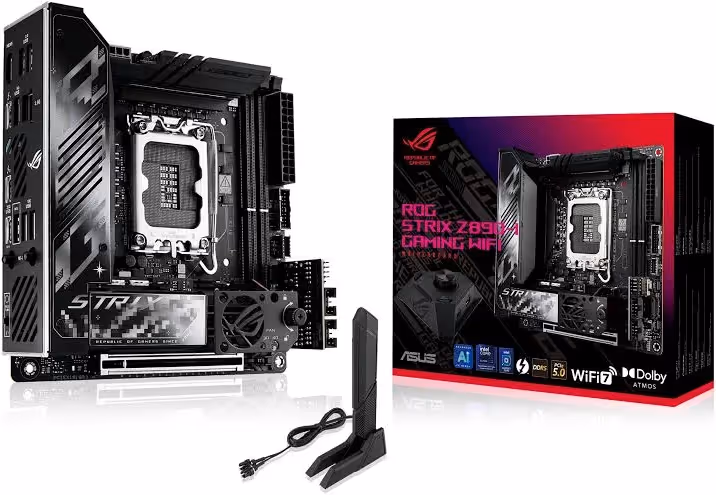 ASUS ROG STRIX Z890-I GAMING WIFI Intel Z890 LGA 1851 V1 mini ITX image 1