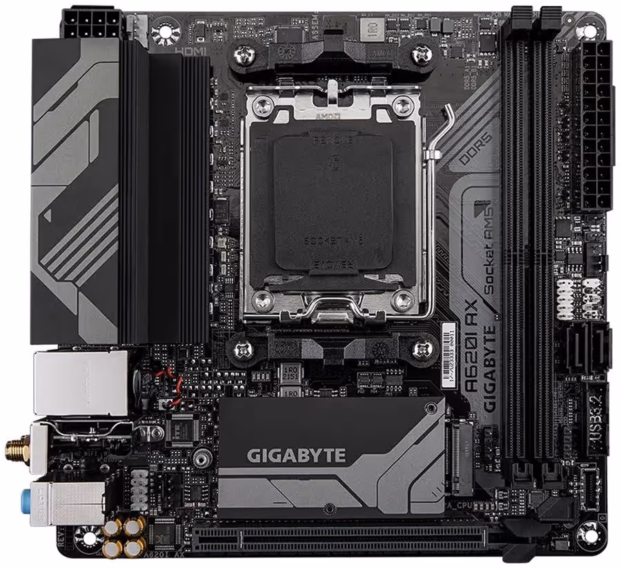 GIGABYTE A620 A620Mini ITX A620I AX Wi-Fi 6E4032 Gen 2 image 2