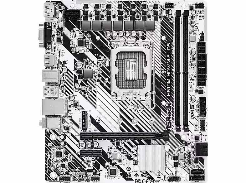 ASRock H610 Intel Micro ATX H610M-HDV/++ image 1