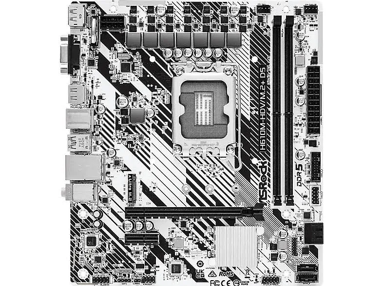 ASRock H610 Intel  Micro ATX H610M-HDV/++ image 1