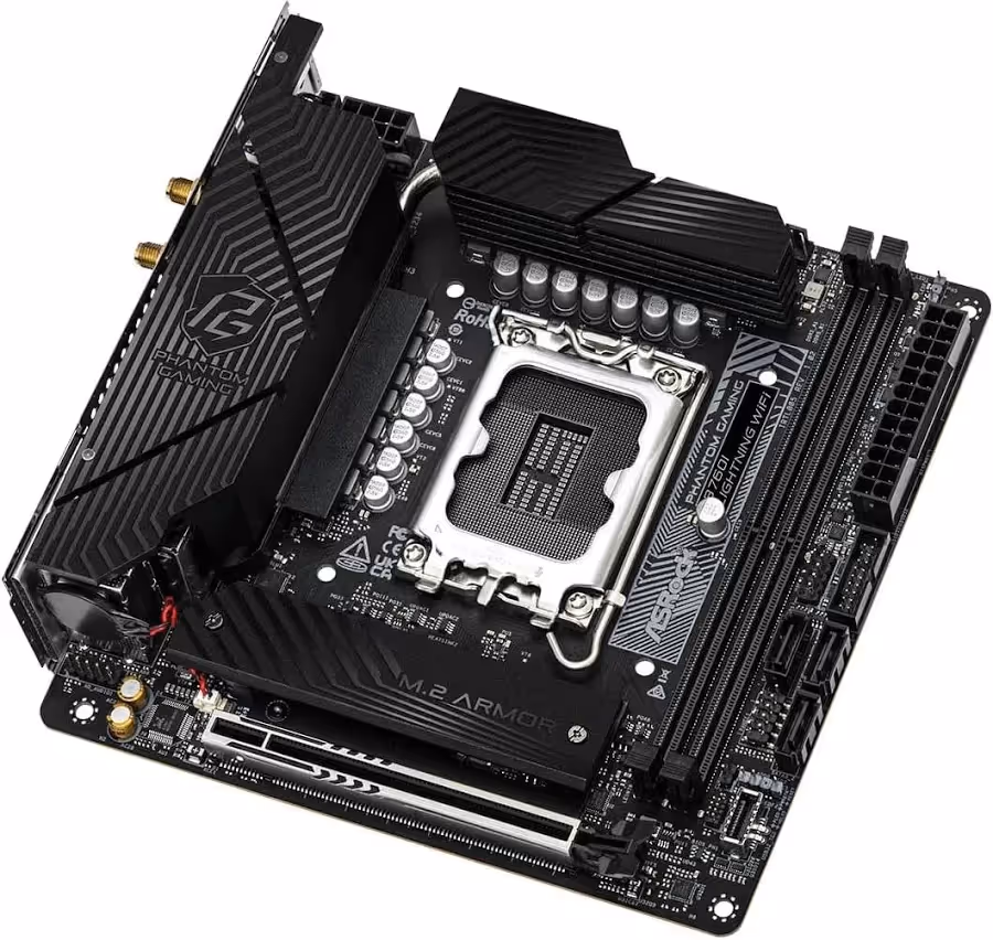 ASRock B760I Mini ITX Phantom Gaming Lightning WiFi image 2