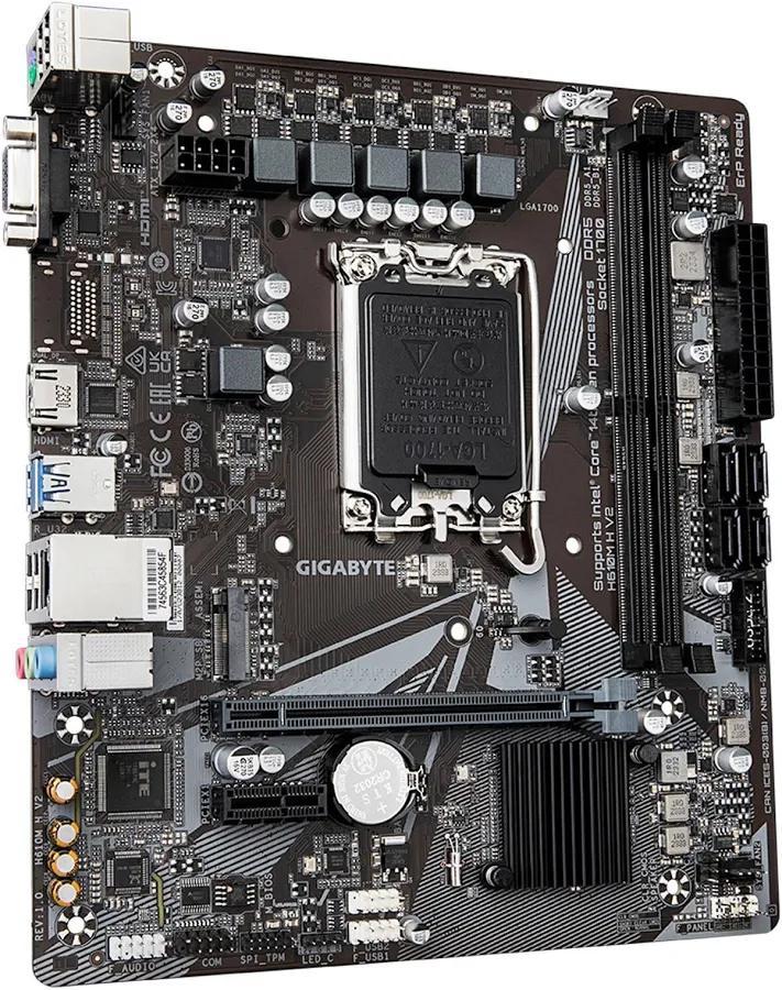 GIGABYTE H610M H V2 Micro-ATX /SATA III 96 Go image 2