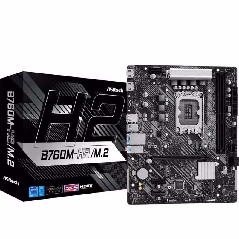 ASRock B760M-H2/ Intel B760  Micro ATX32 Gen2 