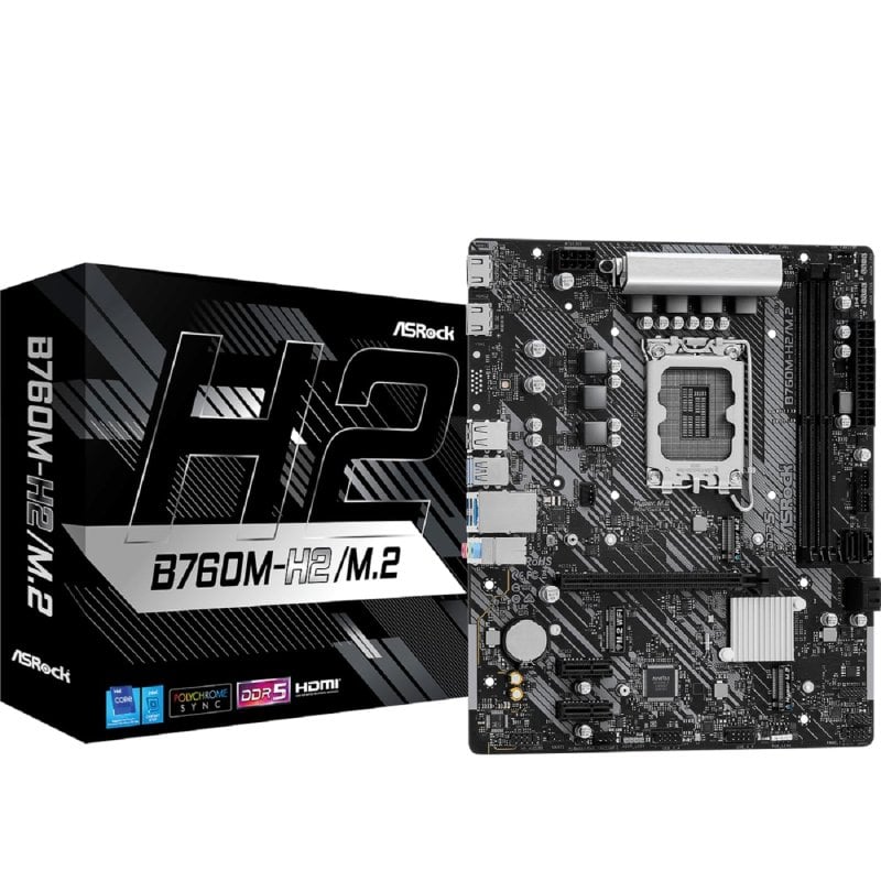 ASRock B760M-H2/ Intel B760  Micro ATX32 Gen2 
